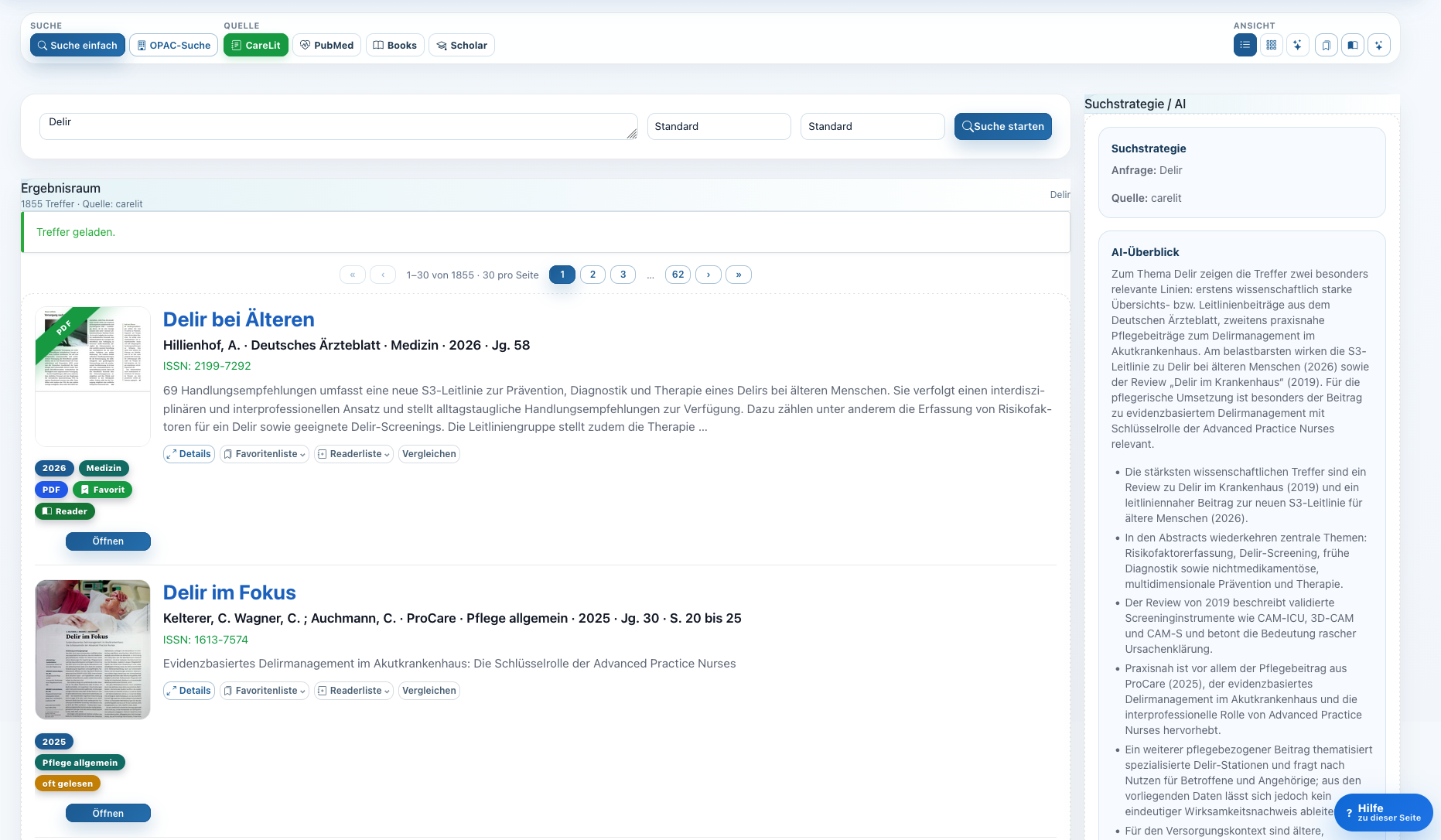 CareLit Workbench