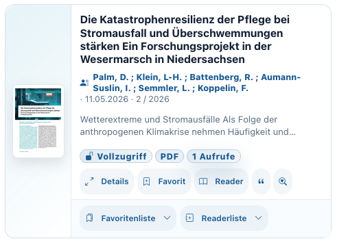 Relevanz erkennt man schon in der Trefferliste.