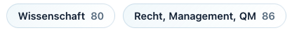 Auch Management, Recht und Qualitätssicherung sind eingebunden.