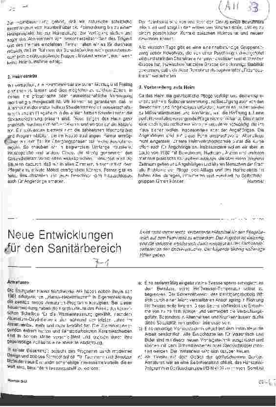 Vorschauseite 2: Heimaufnahme als soziale Integration