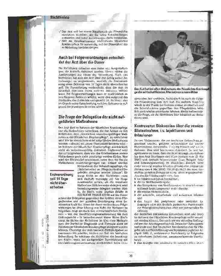 Vorschauseite 2: Anlass zu Auseinandersetzungen Das Für und Wider der Richtlinien nach § 92 SGB V