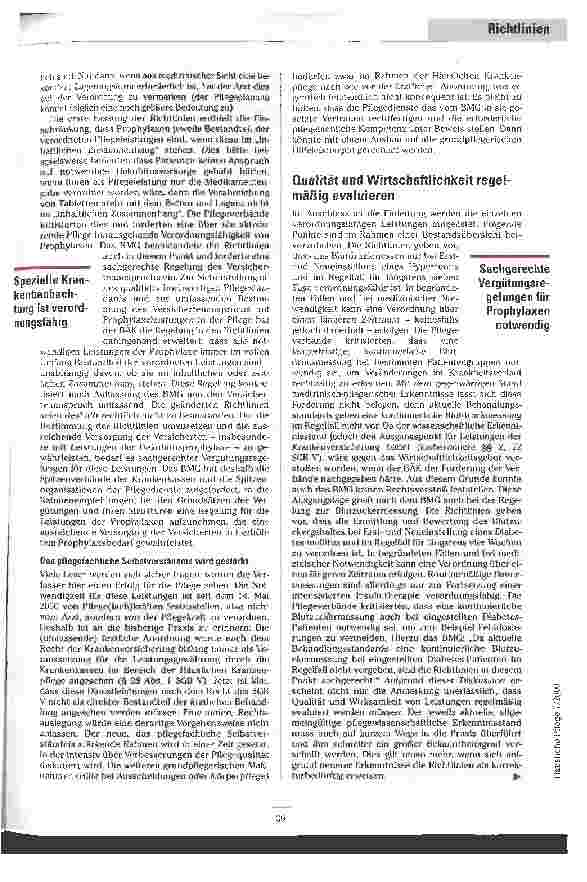 Vorschauseite 5: Anlass zu Auseinandersetzungen Das Für und Wider der Richtlinien nach § 92 SGB V