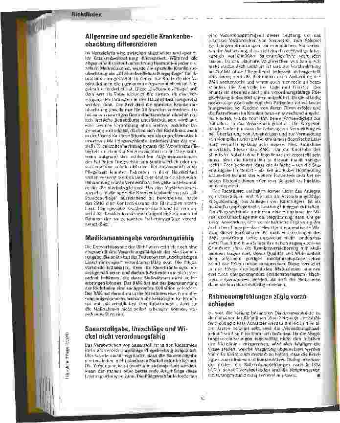 Vorschauseite 6: Anlass zu Auseinandersetzungen Das Für und Wider der Richtlinien nach § 92 SGB V