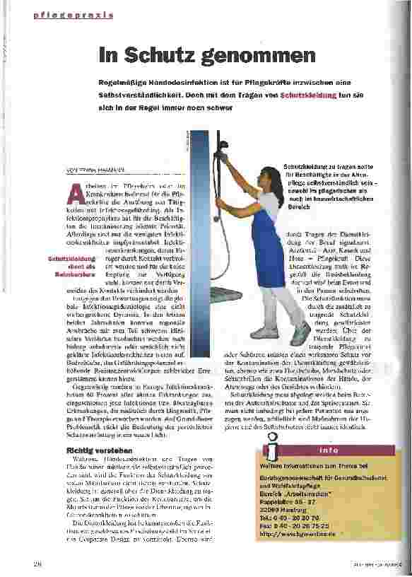 Vorschauseite 1: In Schutz genommen