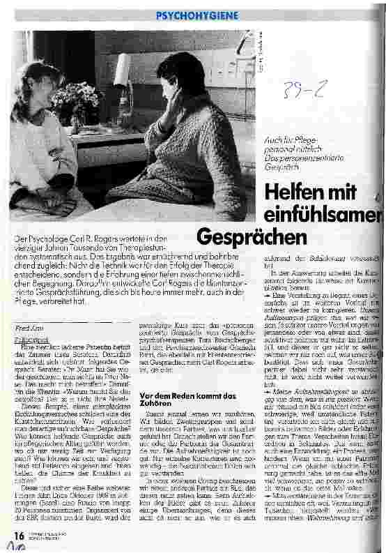 Vorschauseite 1: Helfen mit einfühlsamen Gesprächen