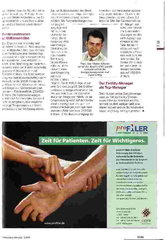 Vorschauseite 2: Konsequentes Energiemanagement senkt Kosten