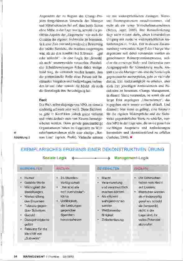 Vorschauseite 5: CHANGE MANAGEMENT IN NON-PROFIT-ORGANISATIONEN