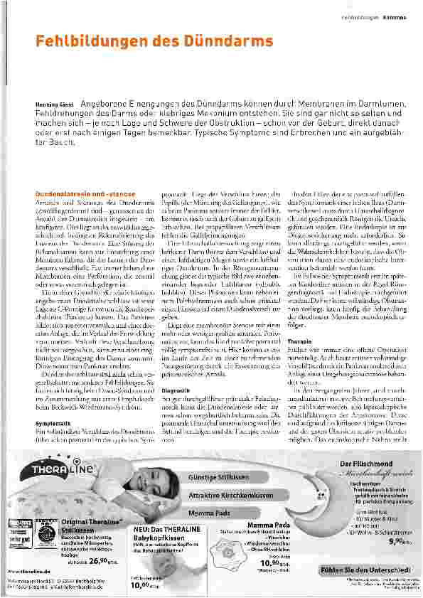 Vorschauseite 1: Fehlbildungen des Dünndarms