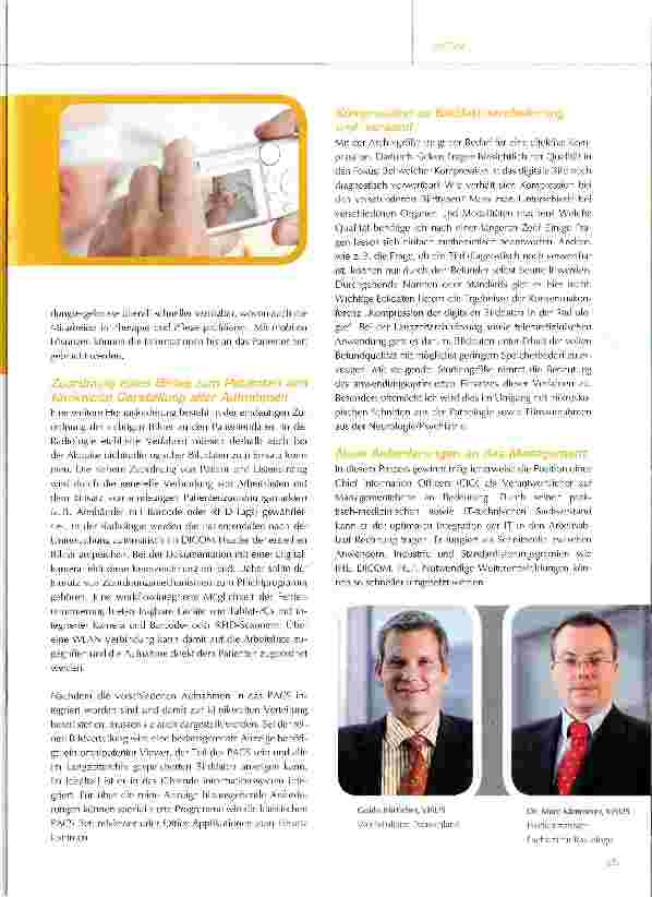 Vorschauseite 2: Ganzheitliches Bildmanagement: Integration aller Bilddaten und Biosignale in den klinischen Workflow