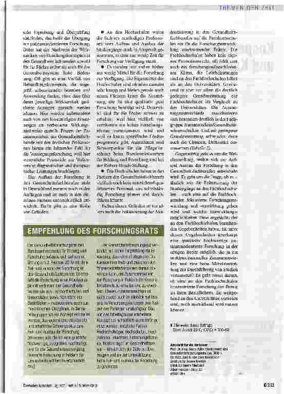 Vorschauseite 4: Auf akademischen Wegen