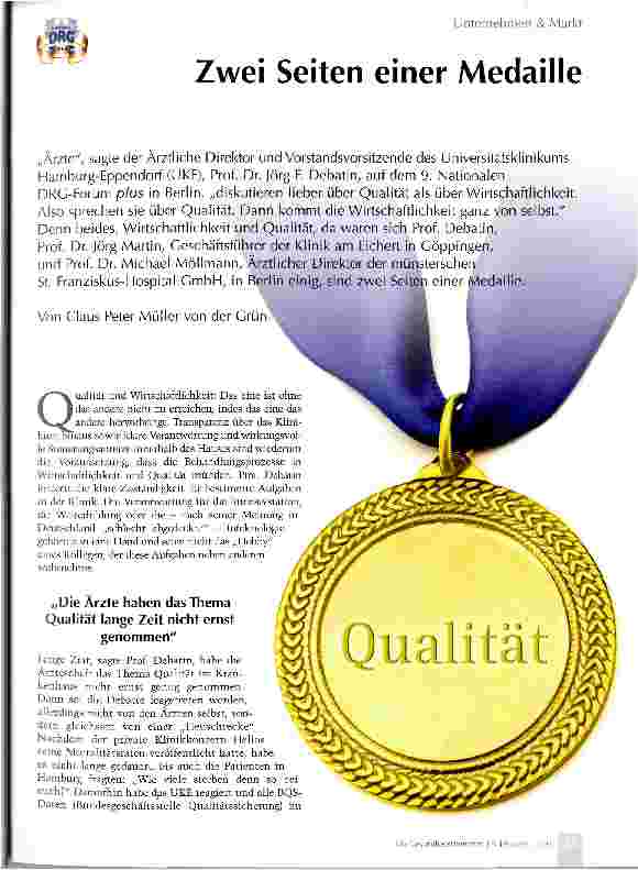 Vorschauseite 1: Zwei Seiten einer Medaille