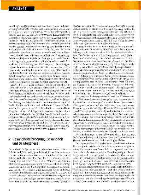 Vorschauseite 2: Salutogenese am Arbeitsplatz