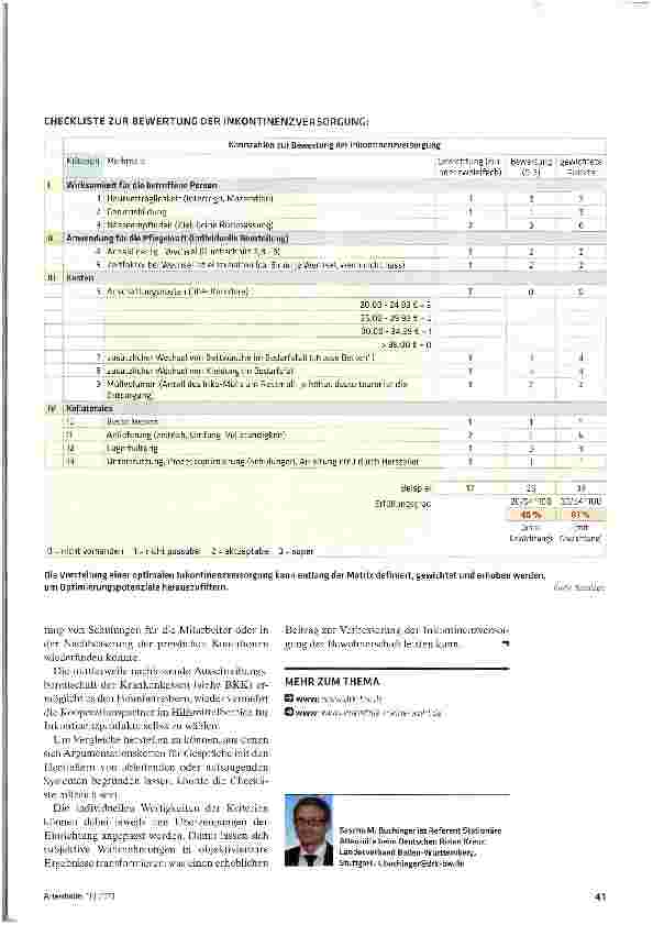 Vorschauseite 3: Eine Matrix definiert Qualität