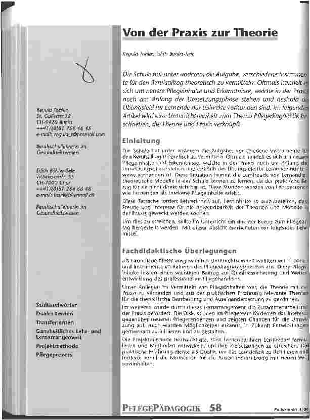 Vorschauseite 1: Von der Praxis zur Theorie