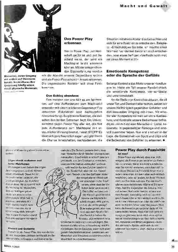 Vorschauseite 2: Macht - die subtile Form von Gewalt
