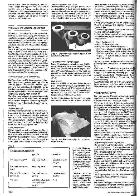 Vorschauseite 2: Aufbereitung und Lagerung von Sterilgut in der Zentralen Sterilgut- Versorgungsabteilung des Krankenhauses Harburg