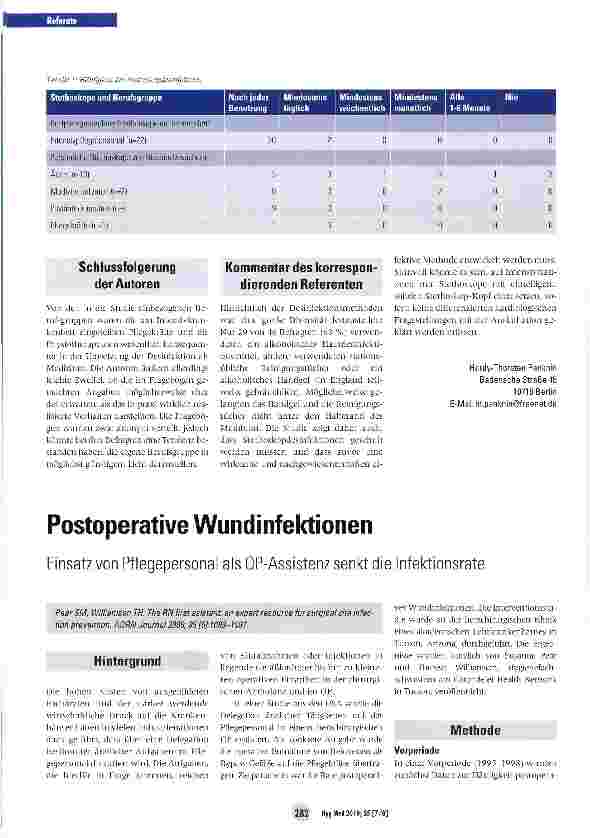 Vorschauseite 2: Bakterielle Kontamination von Stethoskopen auf der Intensivstation