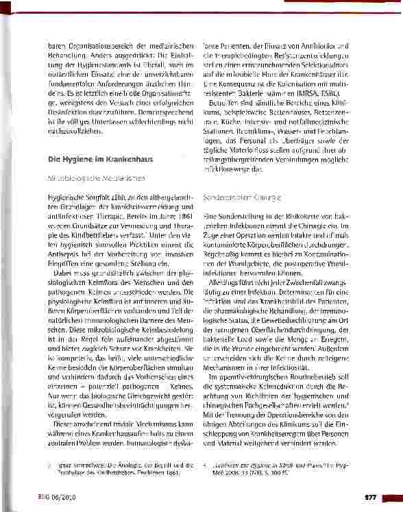 Vorschauseite 2: Der vollbeherrschbare Risikobereich - Hygienemängel als Haftungsfehler