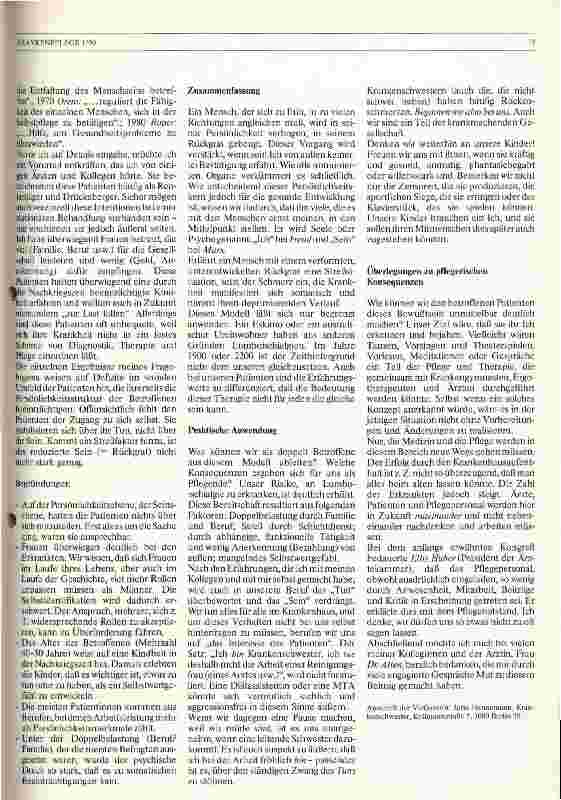 Vorschauseite 3: Soziale Hintergründe von Patienten mit therapieresistenter Lumboischialgie
