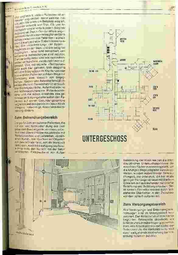 Vorschauseite 3: Der Neubau der Fachklinik Hornheide an der westfälischen Wilhelms-Universität Münster