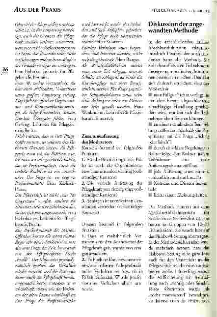 Vorschauseite 3: Moderation einer Falldiskussion nach der Methode Fishbowl Darstellung des Diskussionsverlaufs