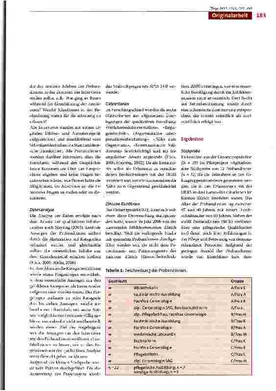 Vorschauseite 3: Wie erleben Erfasserinnen den Umgang mit der Observed Emotional Rating Scale?