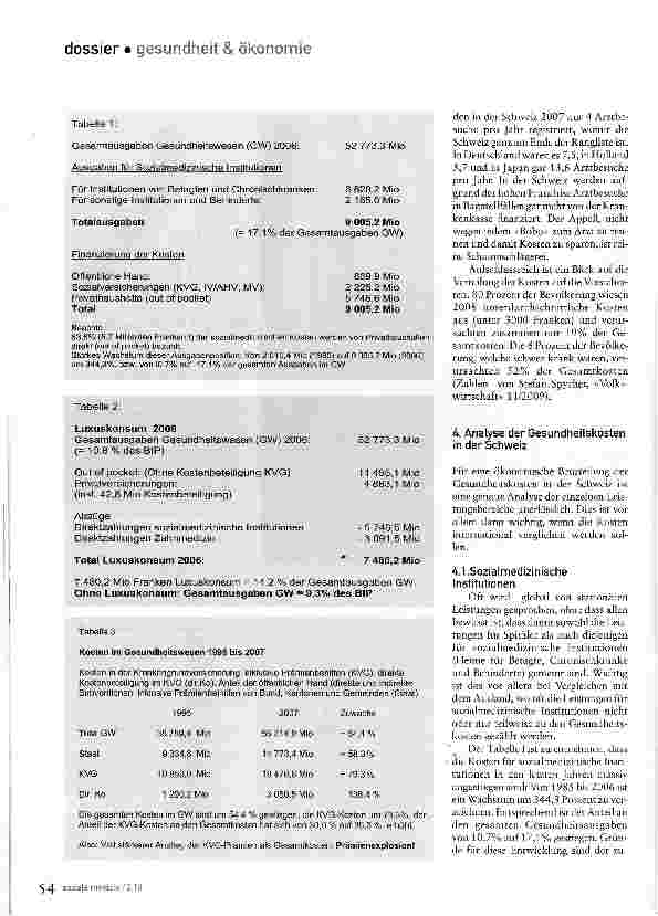 Vorschauseite 3: Mythos Kostenexplosion