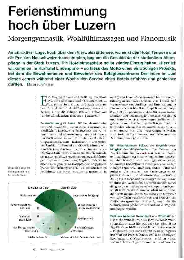 Vorschauseite 1: Ferienstimmung hoch über Luzern
