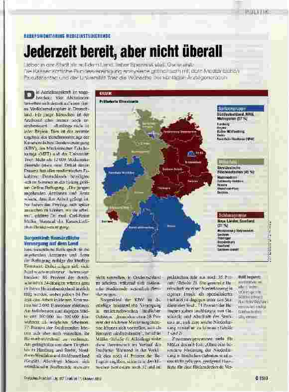 Vorschauseite 1: Jederzeit bereit, aber nicht überall