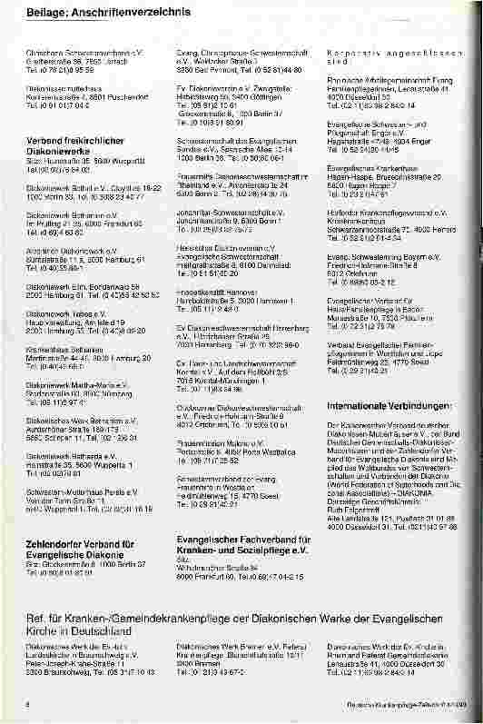 Vorschauseite 6: Anschriftenverzeichnis