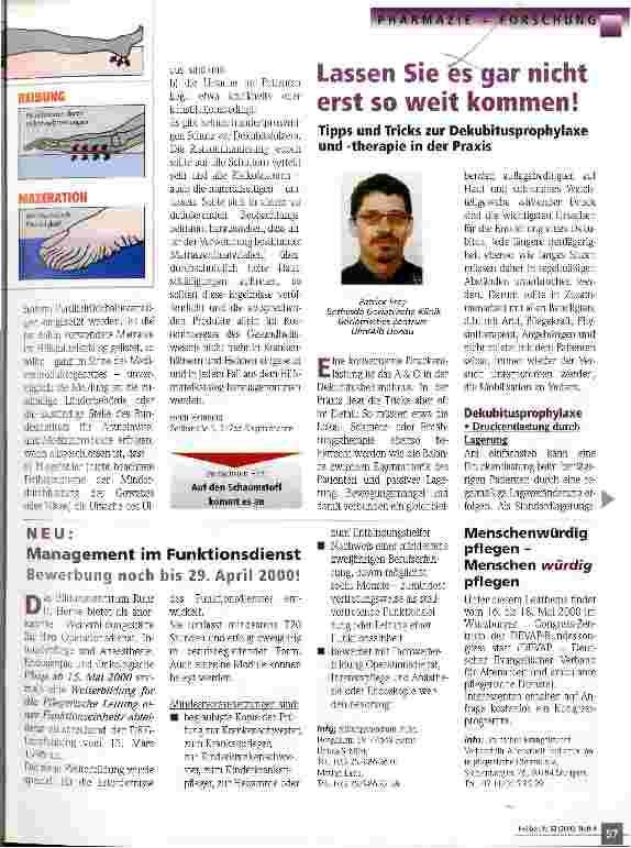 Vorschauseite 1: Lassen Sie es gar nicht erst so weit kommen! Tipps und Tricks zur Dekubitusprophylaxe und -therapie in der Praxis