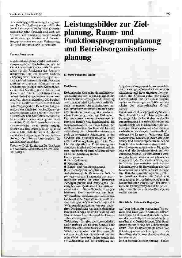 Vorschauseite 5: Modernes, rationelles Beschaffungswesen in Krankenhäusern
