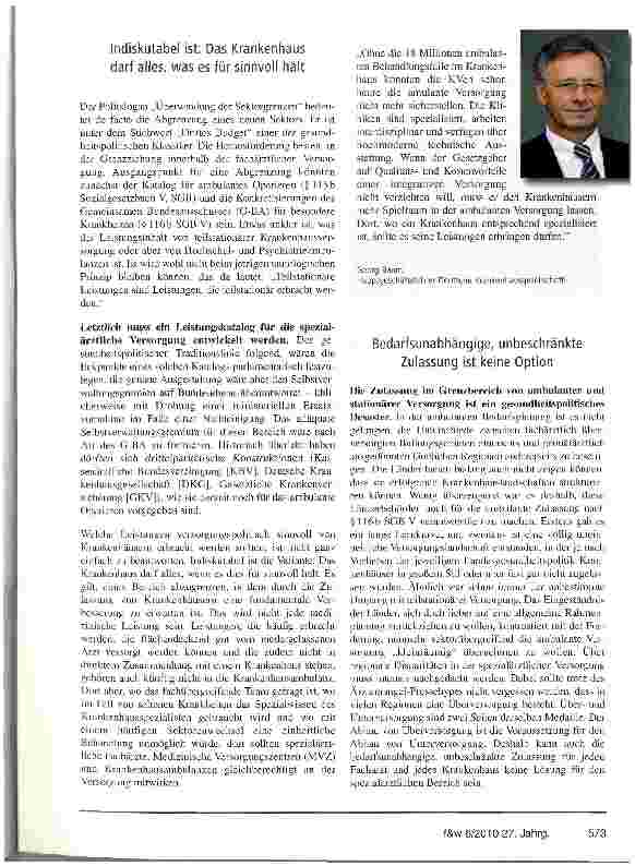 Vorschauseite 2: § 115 x: Spezialärztliche Versorgung