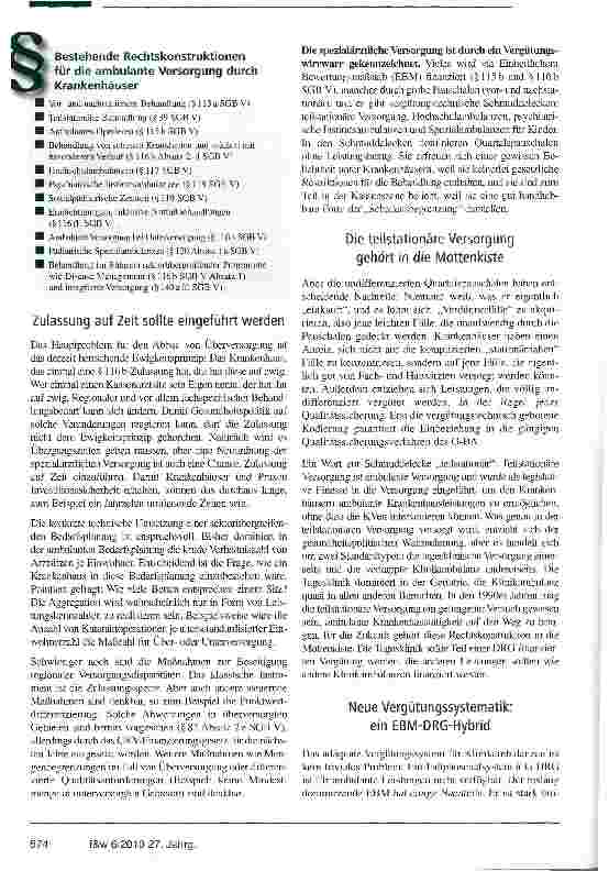 Vorschauseite 3: § 115 x: Spezialärztliche Versorgung