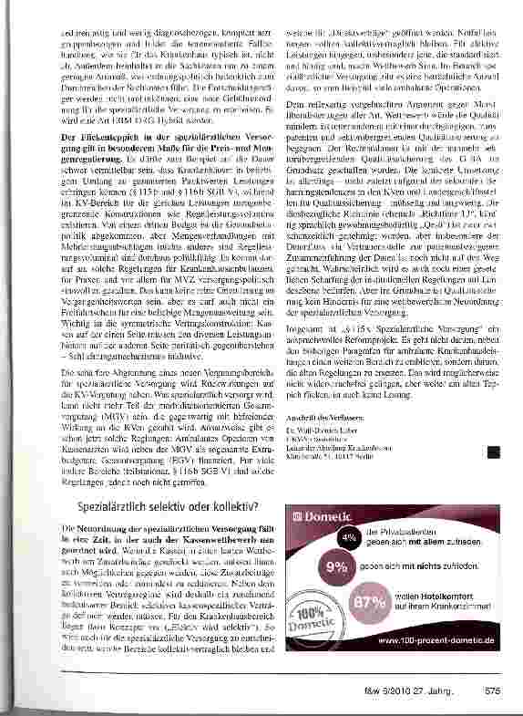 Vorschauseite 4: § 115 x: Spezialärztliche Versorgung