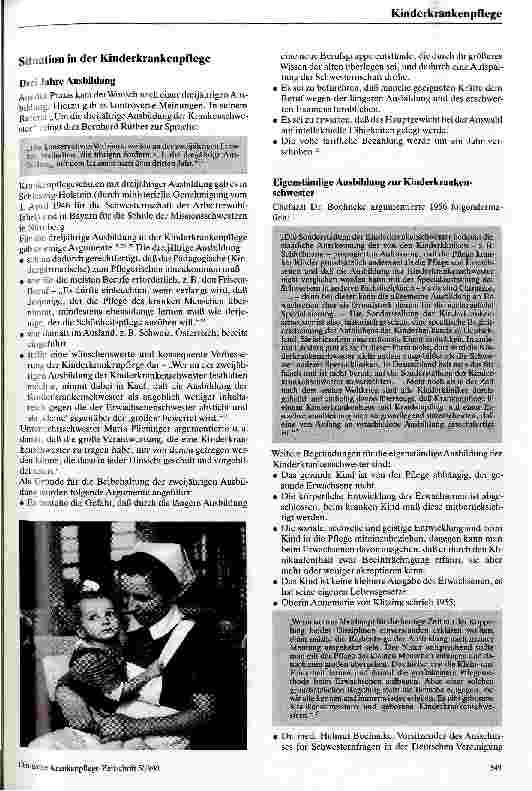 Vorschauseite 3: Von der Säuglingspflegerin zur Kinderkrankenschwester