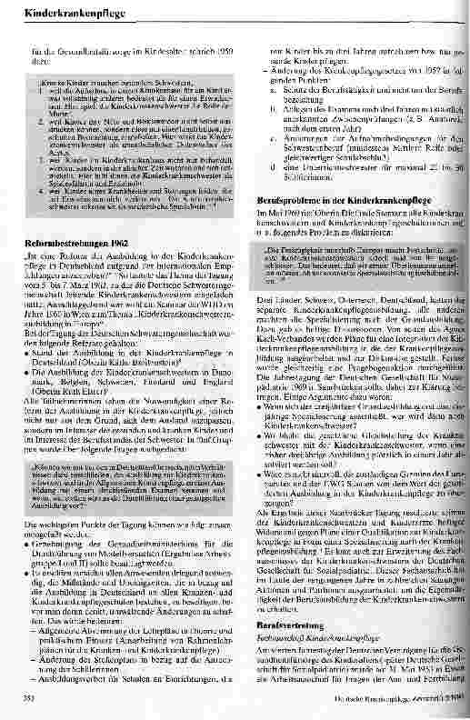 Vorschauseite 4: Von der Säuglingspflegerin zur Kinderkrankenschwester