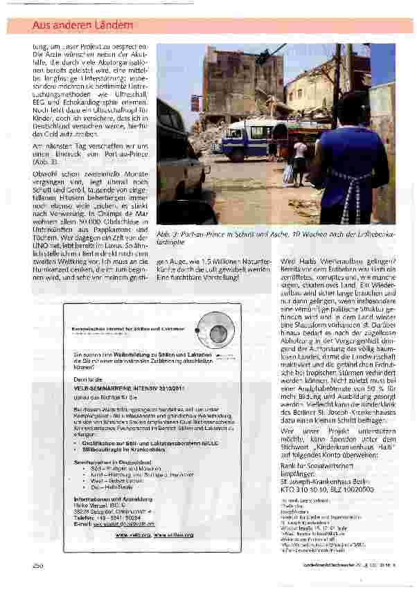 Vorschauseite 2: Haiti nach dem Beben