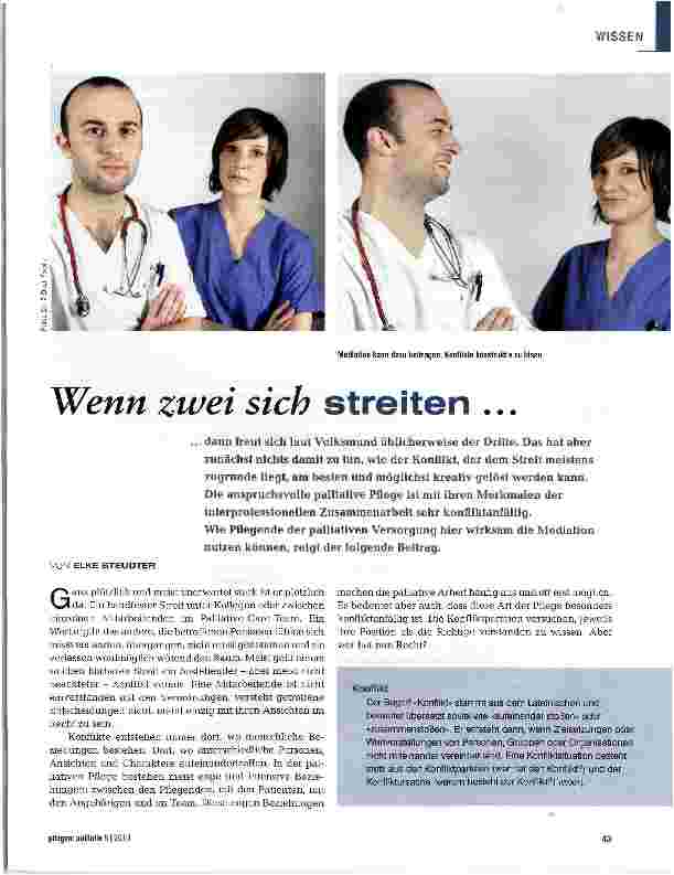 Vorschauseite 1: Wenn zwei sich streiten