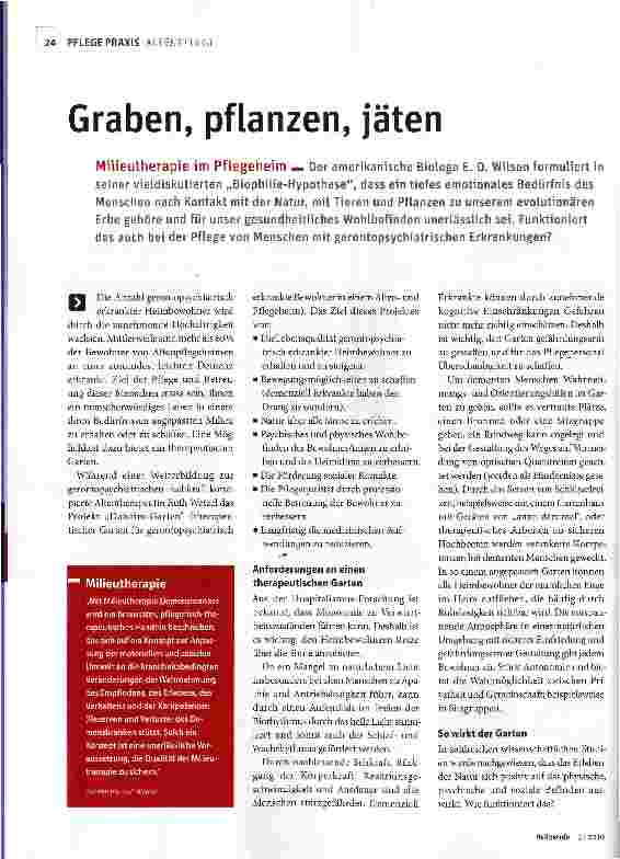 Vorschauseite 1: Graben, pflanzen, jäten