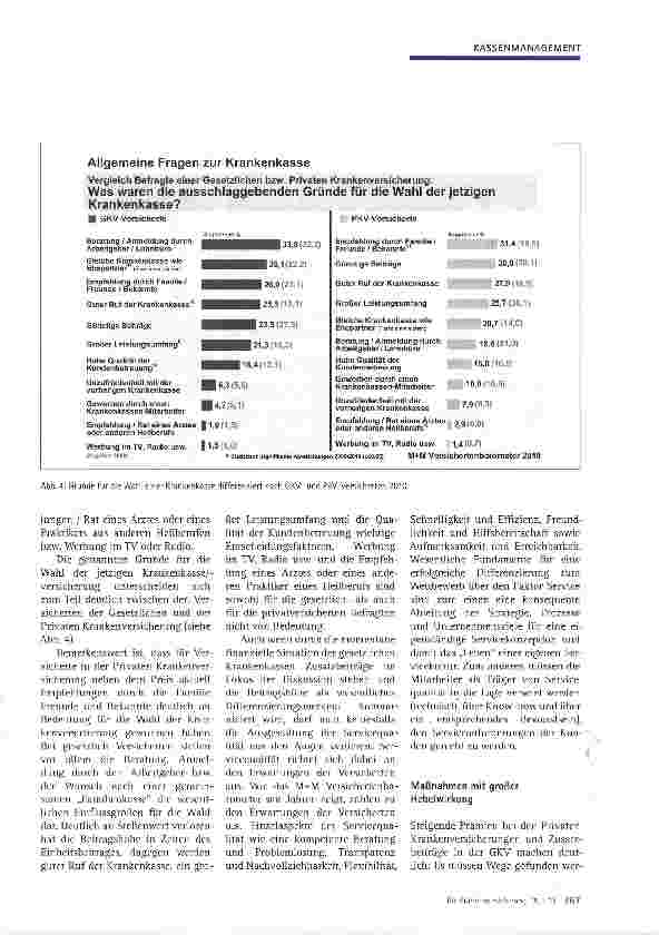 Vorschauseite 3: Servicequalität aus Sicht der GKV-Versicherten gestiegen
