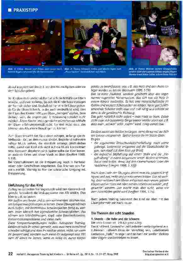 Vorschauseite 2: Autogenes Training bei Kindern und Jugendlichen