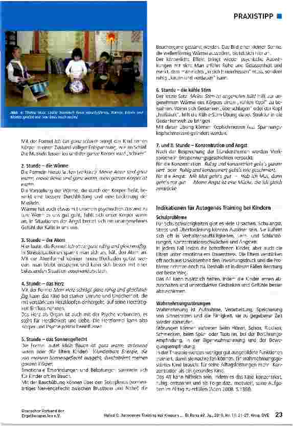 Vorschauseite 3: Autogenes Training bei Kindern und Jugendlichen