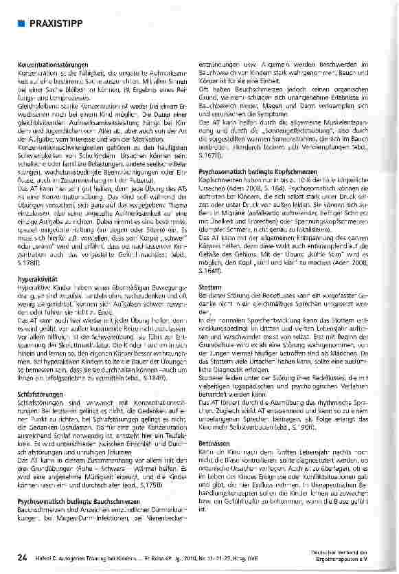 Vorschauseite 4: Autogenes Training bei Kindern und Jugendlichen