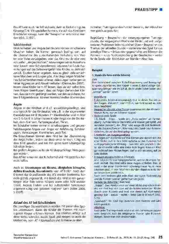 Vorschauseite 5: Autogenes Training bei Kindern und Jugendlichen