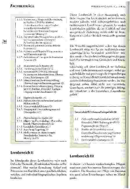 Vorschauseite 4: Curriculare Struktur der Fachweiterbildung Pädiatrische Intensivpflege