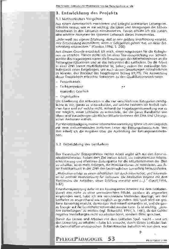 Vorschauseite 4: Leitfaden für PraktikantInnen der Rettungsdienstschule