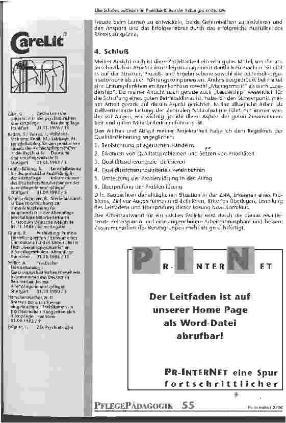 Vorschauseite 6: Leitfaden für PraktikantInnen der Rettungsdienstschule