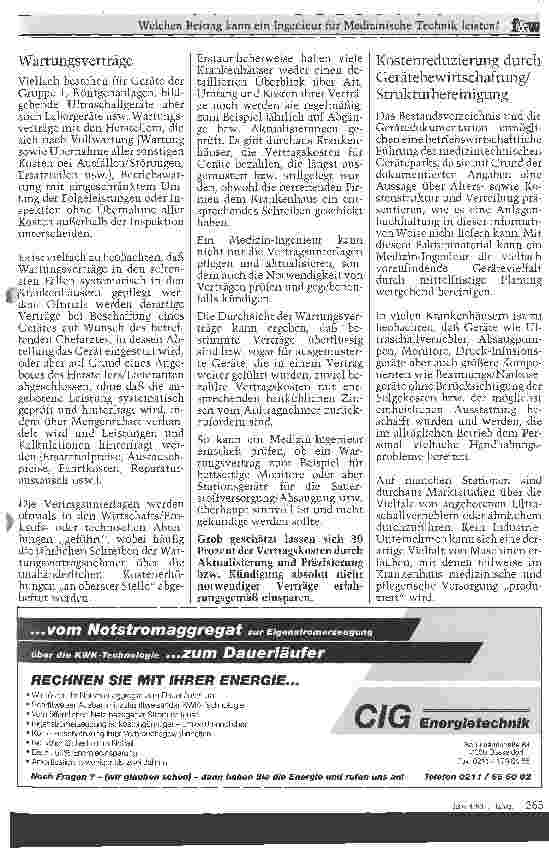 Vorschauseite 4: Welchen Beitrag kann ein Ingenieur für Medizinische Technik leisten?