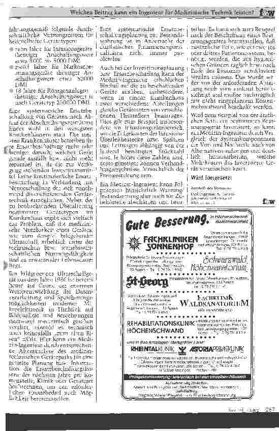 Vorschauseite 6: Welchen Beitrag kann ein Ingenieur für Medizinische Technik leisten?